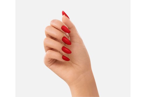 Stylizacja manicure wykonana z użyciem lakieru hybrydowego pure creamy hybrid "California Poppy 105" 8 ml. Piękny czerwony kolor w odcieniu maku. Doskonałe krycie przy 2 cienkich warstwach, Bezzapachowa formuła. Z warstwą dyspersyjną.