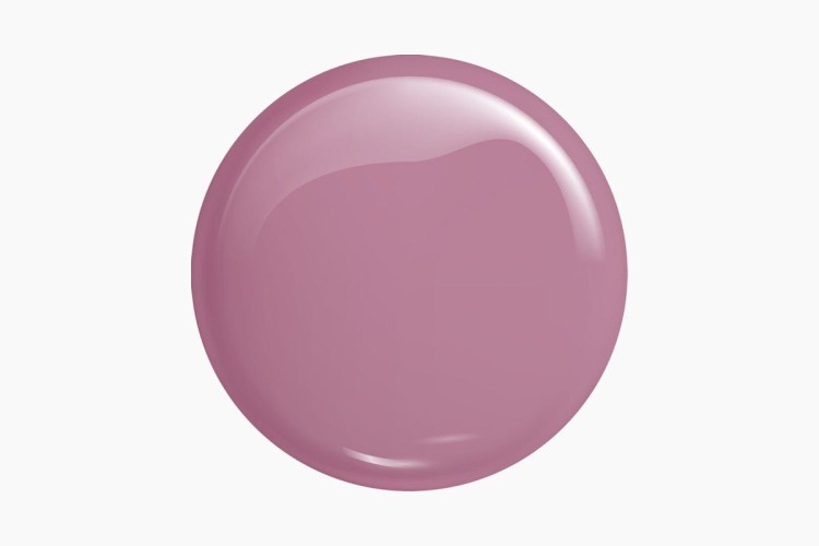 Swatch lakieru hybrydowego gel polish "Stay calm 347" 8 ml Victoria Vynn. Fioletowy lakier hybrydowy. Białe tło.