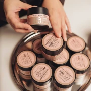 Palu żel budujący pro light builder gel "Gold Beige Cover" 45g. Zestawienie kilku opakowań żeli.