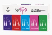 Victoria Vynn Soft Gel Tips wszystkie kształty: long coffin, long stiletto, medium square, medium almond, short round.