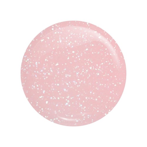 Liquid Poly Gel 05 Silver Haze 15 ml. Płynny akrylożel w butelce. Kolor srebrzysty róż z drobinkami o 70 % poziomie krycia.